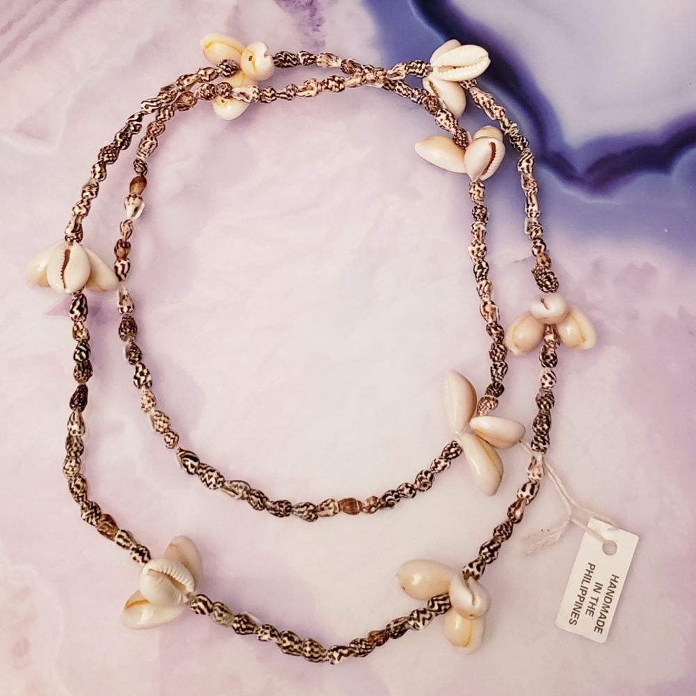 Handmade Long Shell Necklace Unisex